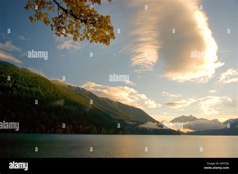 Lake Crescent Olympic National Park Washington Stock Photo Alamy