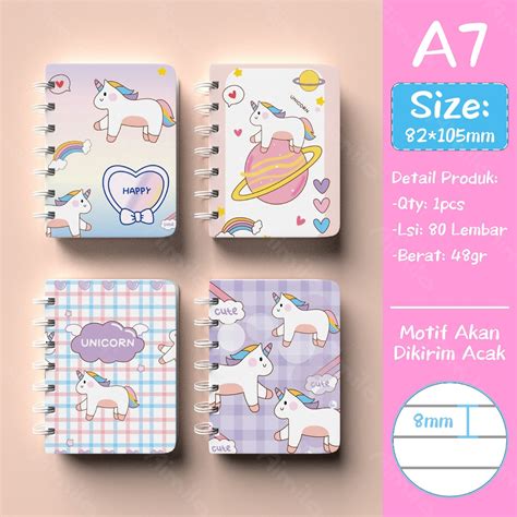 Jual [ready] Aimilo Notebook A5 Buku Diary Aesthetic Buku Jurnal Buku Catatan Buku Note Stiker