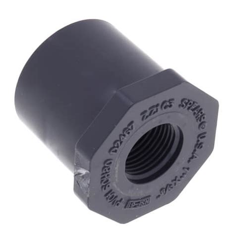 X Pvc Sch Flush Style Reducer Bushing