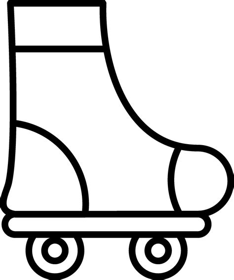 Roller Skate Line Icon 43262112 Vector Art At Vecteezy