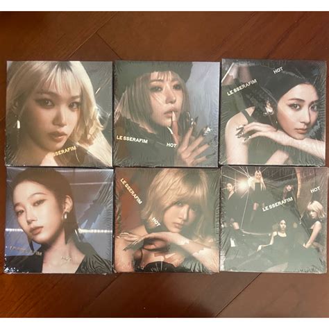 現貨LE SSERAFIM HOT 小卡 專輯 單封 未拆 采源 櫻花 一葉 恩採 允真 蝦皮購物