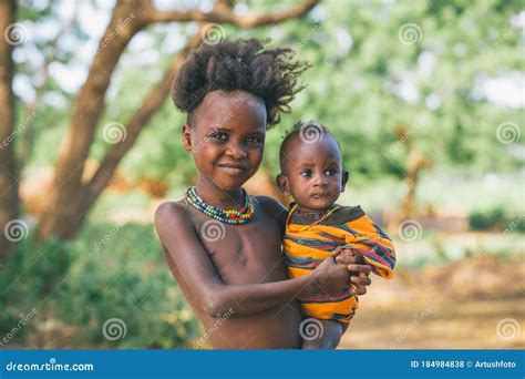 Children From The African Tribe Dasanesh Omorate Omo Valley Ethiopia