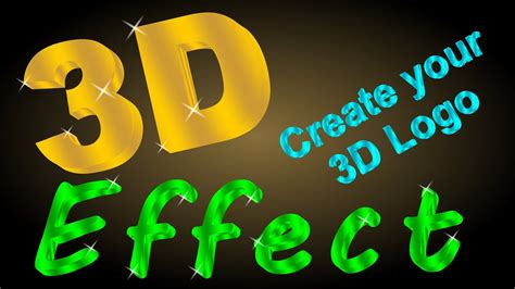 How To Create 3d Logo 2023 3d Logo 3d Design Youtube