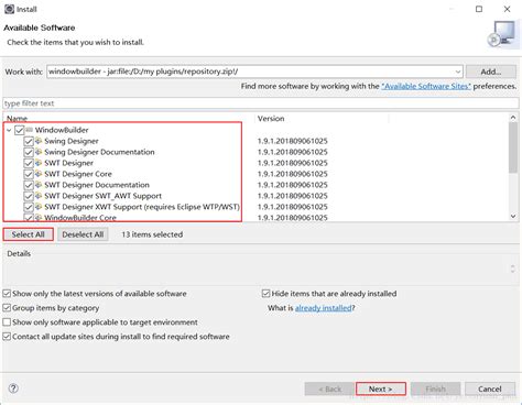 Eclipse Windowbuilder Java