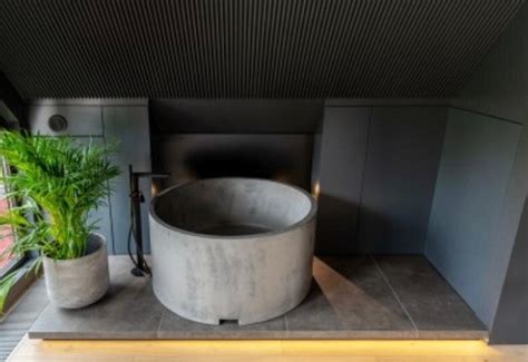 Ванны из бетона - купить бетонную ванну или джакузи из бетона
