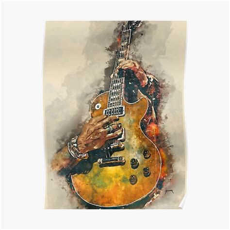 "Slash's electric guitar" Poster for Sale by popcultposters1 | Redbubble