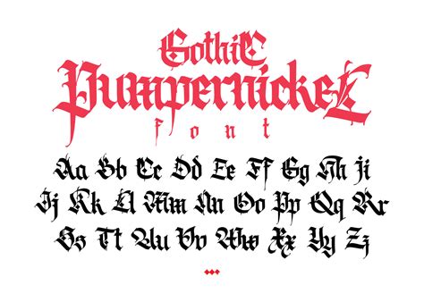 Gothic, display English alphabet. Vector. Medieval Latin letters. Signs ...