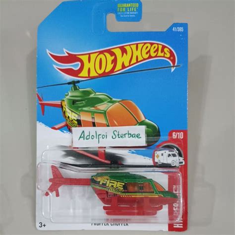 Hotwheels Hot Wheels Propper Chopper Aircraft Helicopter Hw City Hw Rescue Fire Air Ops Team