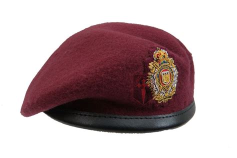 Royal Logistic Corps Officers Maroon Beret Cap Badge Military Beret