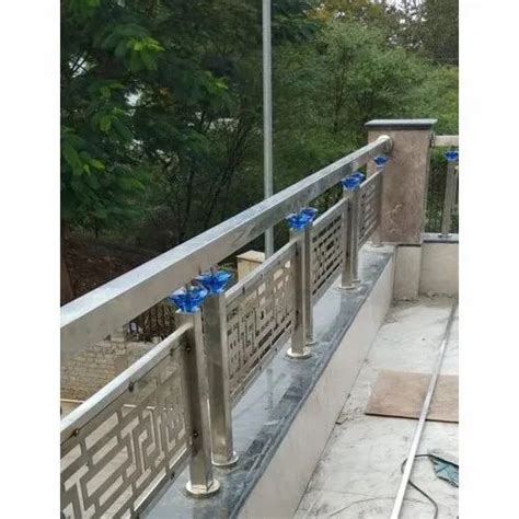 Stainless Steel Terrace Railing at ₹ 1200/running feet | Sidharth Nagar ...