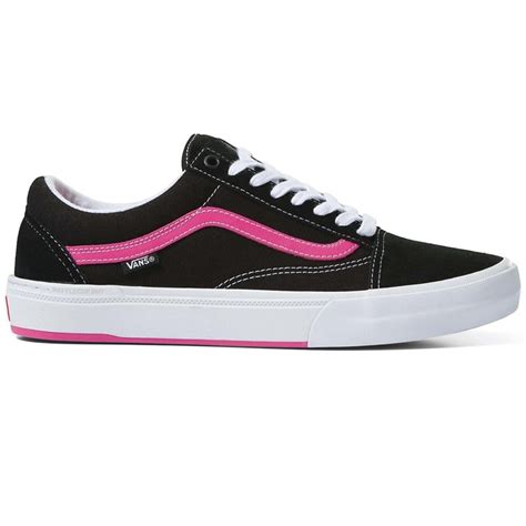 Vans Old Skool Skate Black Neon Pink Sneakers สินค้ามีประกันแท้