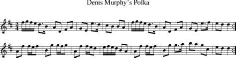 Denis Murphys Polka On Folk Tune Finder