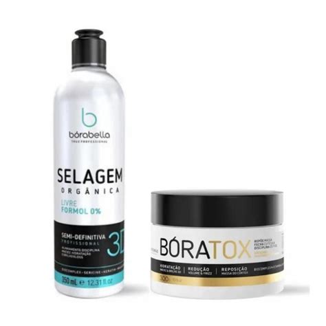 Selagem Organic D Borabella Ml Boratox Borabella G Kit De