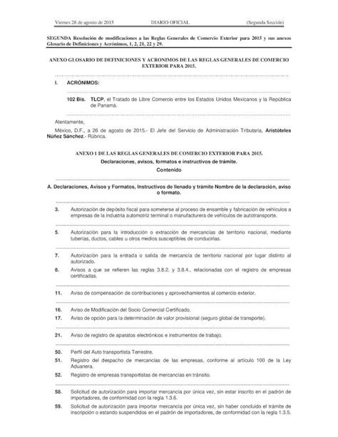 Pdf Segunda Resoluci N De Modificaciones A Las Reglas Segunda