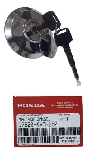 Tampa Tanque Combust Vel Cg A Original Honda