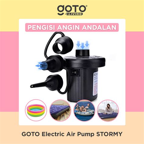 Jual Goto Stormy Pompa Angin Listrik Kolam Renang Kasur Elektrik Air