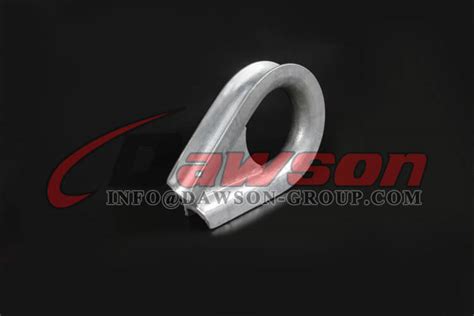 Hot Dip Galvanized Fiber Rope Thimble K B With Ear Master Link For Nylon Fibre Rope Super