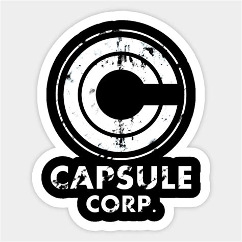 Capsule Corp Logo - Dragon Ball Z - Sticker | TeePublic