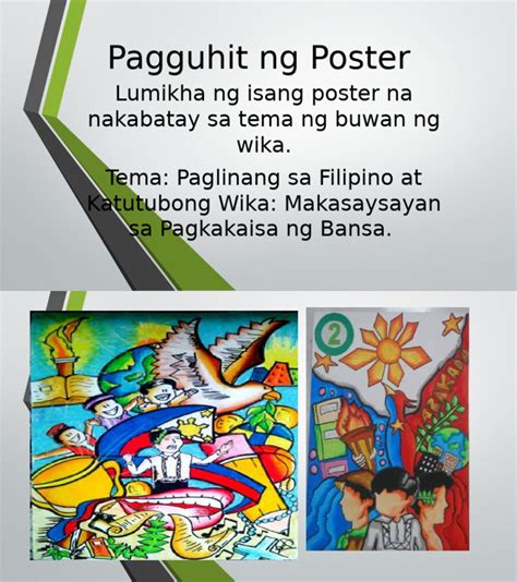 pagguhit ng poster