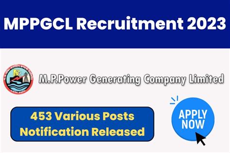 Mppgcl Recruitment Notification Released For Posts Check