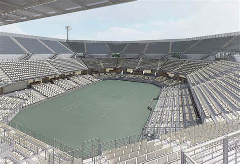 Stadium Renderings – Credit One Charleston Open