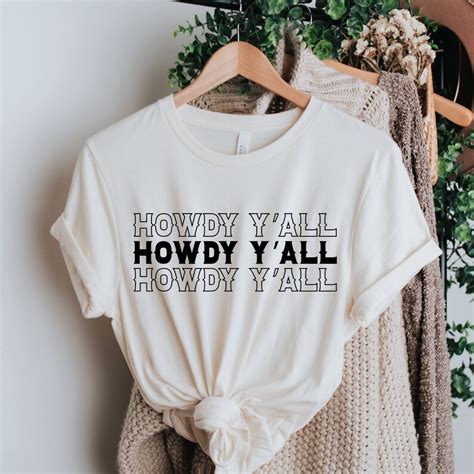 Howdy Yall Svg Instant Digital Download Howdy Yall Etsy