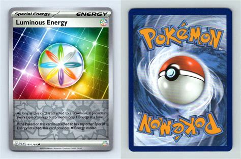 Luminous Energy Sv Paldea Evolved Reverse Holo Uncommon Pokemon