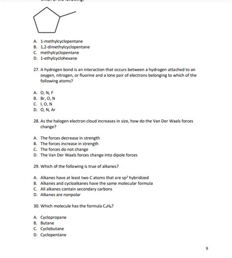 Solved A 1 Methylcyclopentane B 1 2 Dimethylcyclopentane Chegg