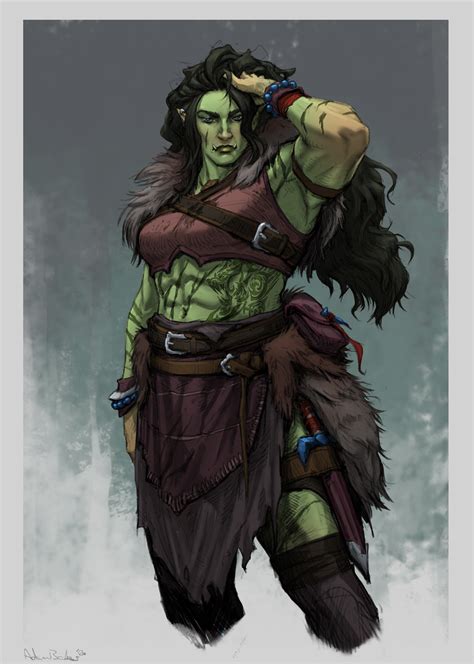 Oc Orianna Tev Half Orc Circle Of The Moon Druid Rdungeonsanddragons