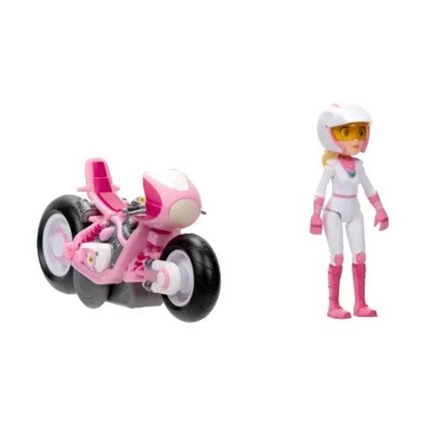 Super Mario Bros La Pelicula Peach Bike Racer Con Figura En Venta En