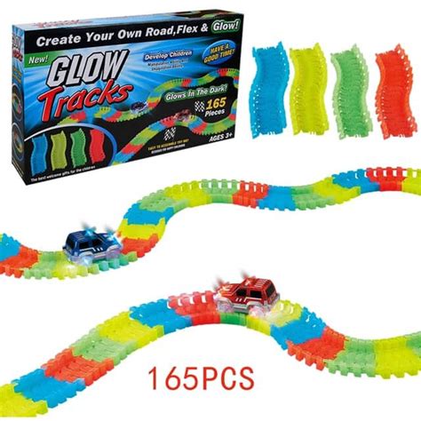 Big Size Magical Glow Racing Track Set Track Car Flexible Glowing ...
