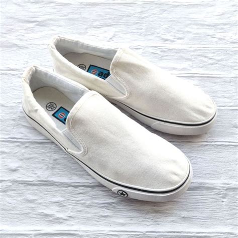 Advan Shoes White Canvas Slip Ons | Lazada PH