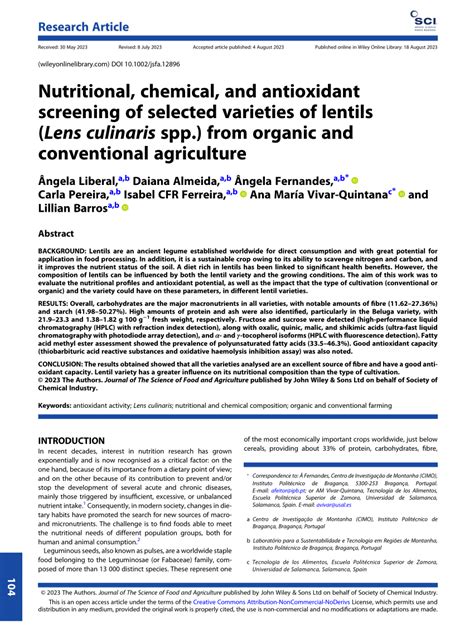 PDF Nutritional Chemical And Antioxidant Screening Of Selected