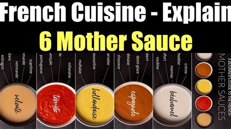 What Is Six Mother Sauces In Frenchcuisine Basic Knowledge