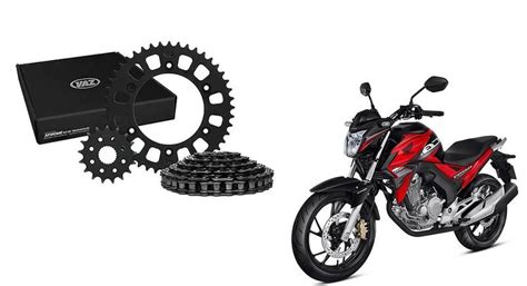 Kit Relação Tração Vaz Extreme Black Retentor Cb 250f Cb250 Cb 250