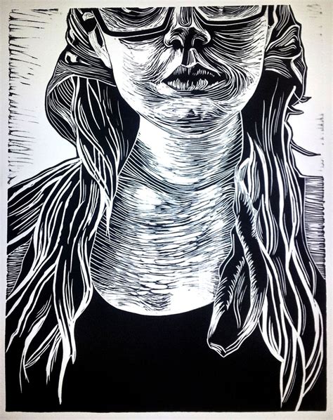 128 Best Ideas About Linocut Figures On Pinterest Self Portraits