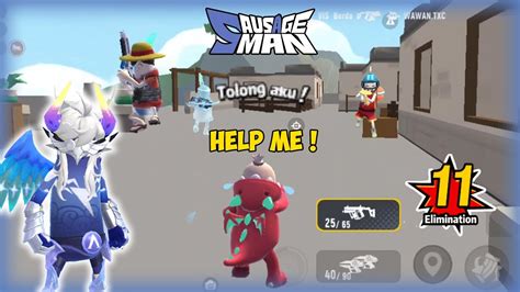 Hampir Kalah Di Bantai Abang An Rainbow Sausage Man Gameplay Mr Kong Sausageman Mrkong Youtube