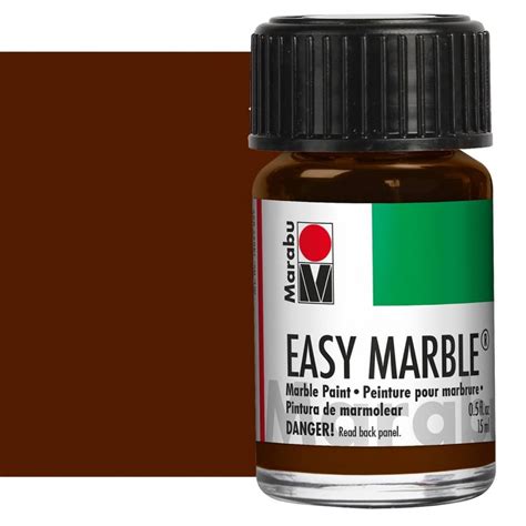 Marabu Easy Marble Dark Brown 15ml Jar Jerry S Artarama