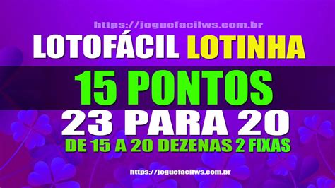 Lotof Cil Ou Lotinha Para Pontos A Dezenas