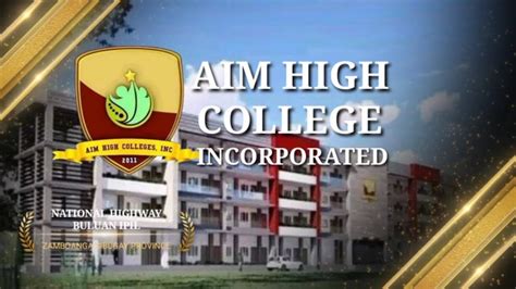 Aim High College Inc Enroll Now Youtube