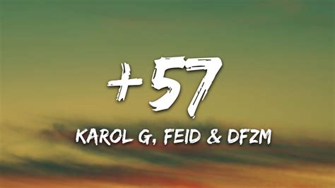 Karol G Feid Dfzm Letra Ft Ovy On The Drums J Balvin