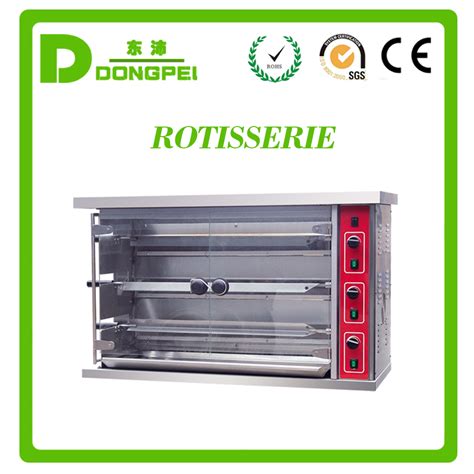 Gas Chicken Rotisserie Restaurant Infrared Chicken Rotisserie Oven