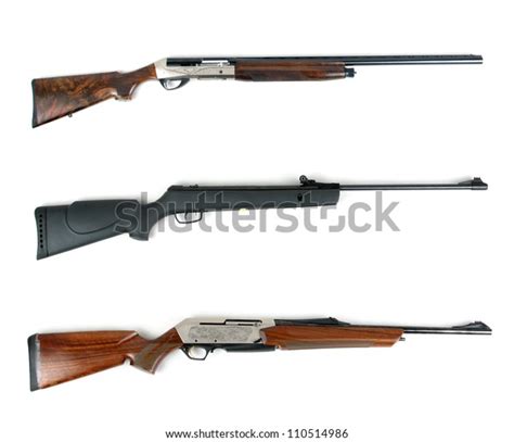 Hunting Rifles Modern Shotguns Modern Rifle Stock Photo 110514986 ...