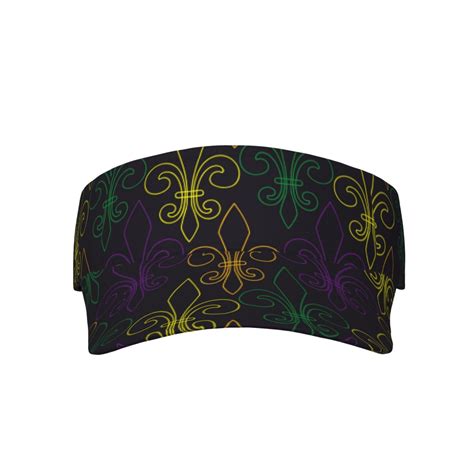 Lukts Mardi Gras Carnival Sun Sports Visor Adjustable Cap For Men Women