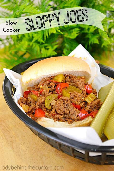 Slow Cooker Sloppy Joes