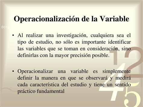 Ppt Variables Operacionalizaci N Powerpoint Presentation Free