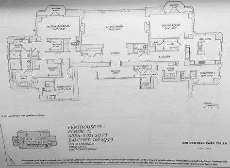 52 ideas de 220 Central Park South Floor Plans | central park, planos ...