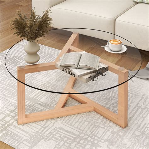 Glass Table With Wood Base A Perfect Blend Of Style And Functionality