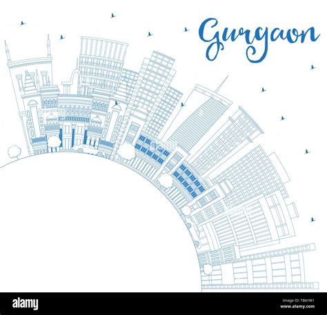 Gurgaon india skyline hi-res stock photography and images - Alamy