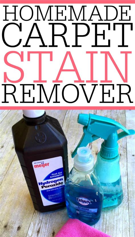 Homemade Carpet Stain Remover - Frugally Blonde